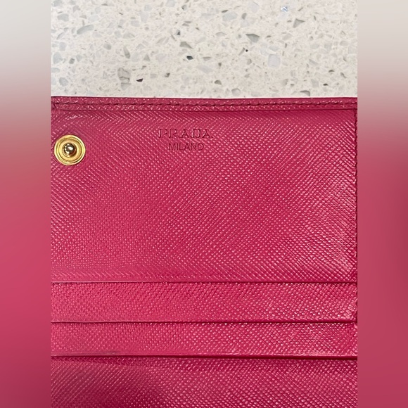 Prada Double Snap Wallet EUC - Picture 7 of 9
